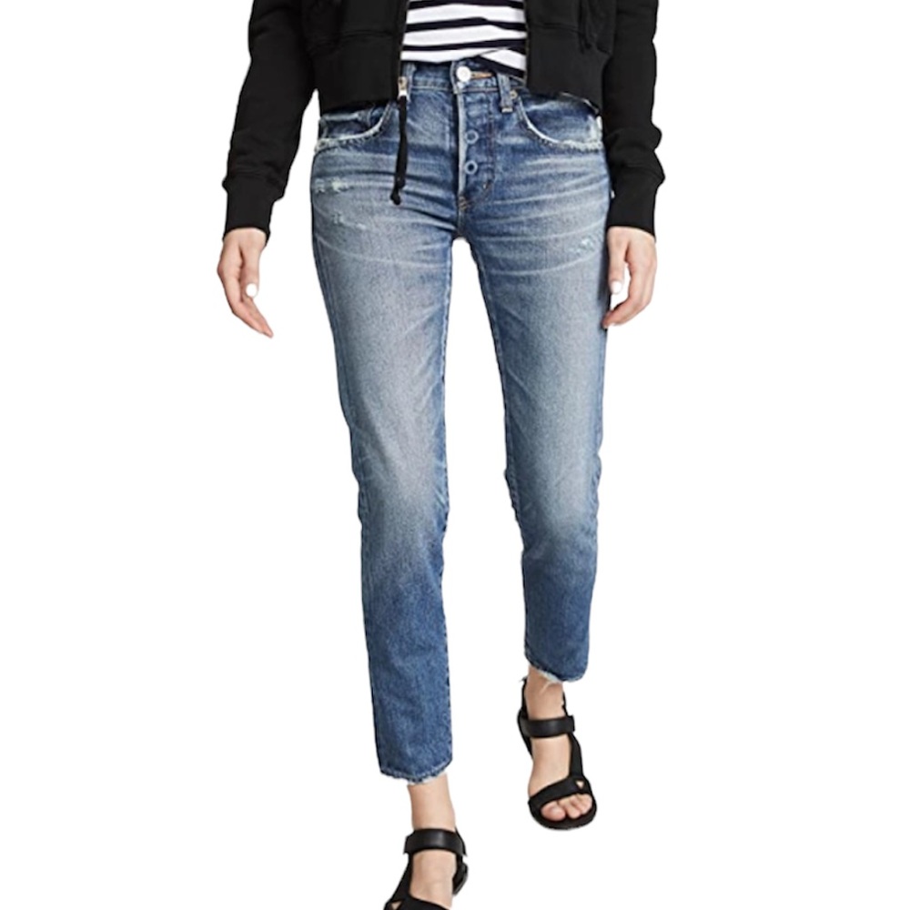 MOUSSY VINTAGE
Lenwood Mid-rise Distressed Jeans